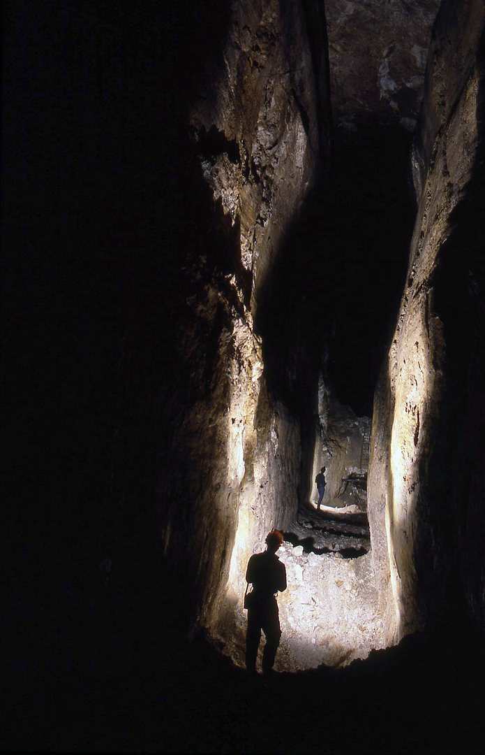 Long Rake Spa Mine main vein 1989